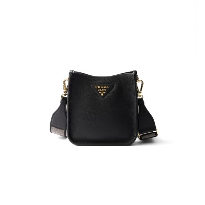 PRADA LEATHER MINI SHOULDER BAG 1BH191 (20*19*6cm) 